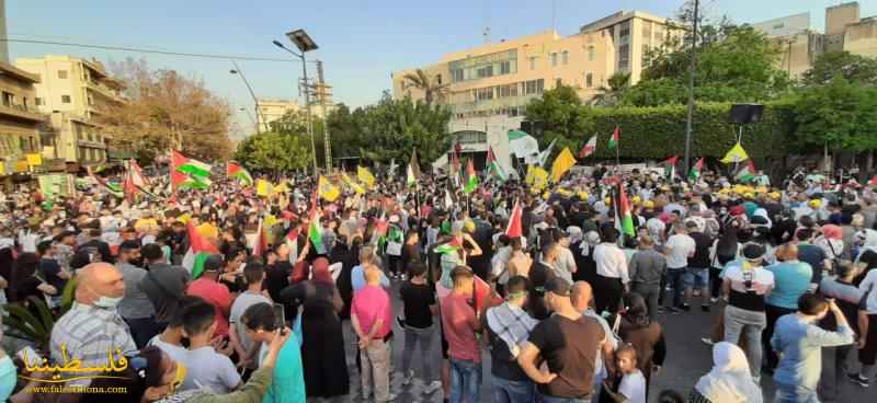 قيادة حركة "فتح" تُشارك في مسيرةٍ تضامنيةٍ في صيدا دعمًا لأبناء شعبنا في الوطن