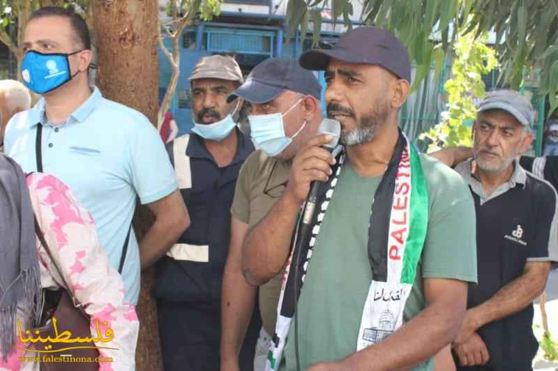 (تحت المقال - 12) - اعتصام عمال "الأونروا" في صيدا الأخير ما قبل إعلان الإضراب