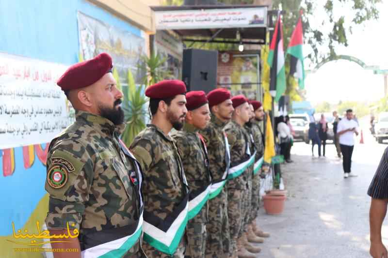 (تحت المقال - 15) - احتفالٌ حاشدٌ لرفع الستار عن النصب التذكاري لشهداء أبطال الـ"آر بي جي" في مخيّم الرشيدية برعاية اللواء عبد الله