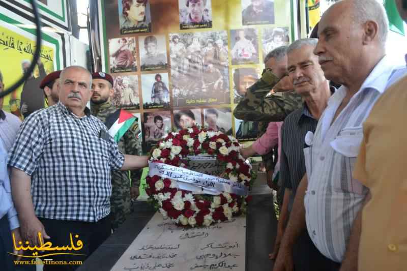 (تحت المقال - 9) - احتفالٌ حاشدٌ لرفع الستار عن النصب التذكاري لشهداء أبطال الـ"آر بي جي" في مخيّم الرشيدية برعاية اللواء عبد الله