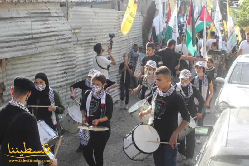 (تحت المقال - 26) - حركة "فتح" - قيادة منطقة صيدا تُنظّم مسيرةً جماهيريةً في مخيّم الميّة وميّة دعمًا وتأييدًا للشرعية الفلسطينية