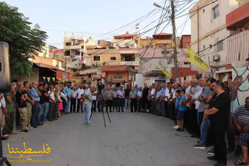 (تحت المقال - 1) - فصائل العمل الوطني الفلسطيني واللَّجنة الشَّعبية والأهلية تُنظّم وقفةً تضامنيةً في الرشيدية دعمًا لصمود أهلنا في القدس