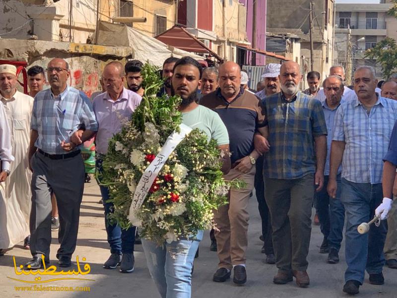 (تحت المقال - 6) - الفصائل الفلسطينية واللِّجان الشّعبية تزور مدافن الشهداء في مخيم الجليل