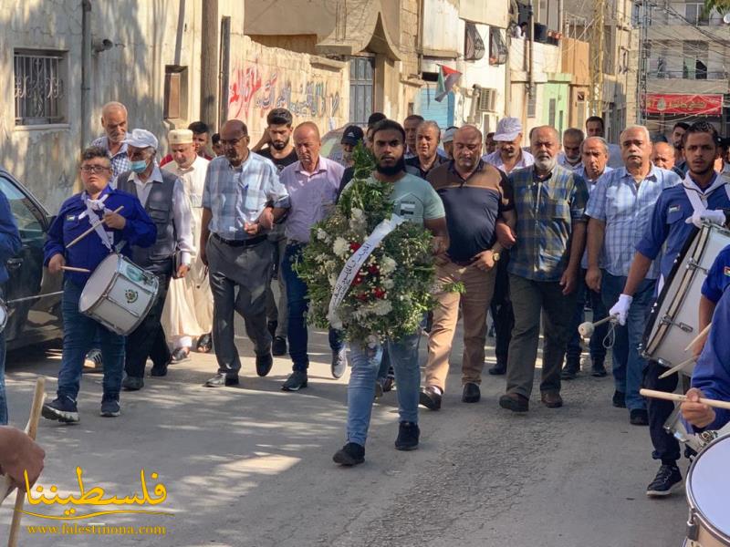 (تحت المقال - 3) - الفصائل الفلسطينية واللِّجان الشّعبية تزور مدافن الشهداء في مخيم الجليل