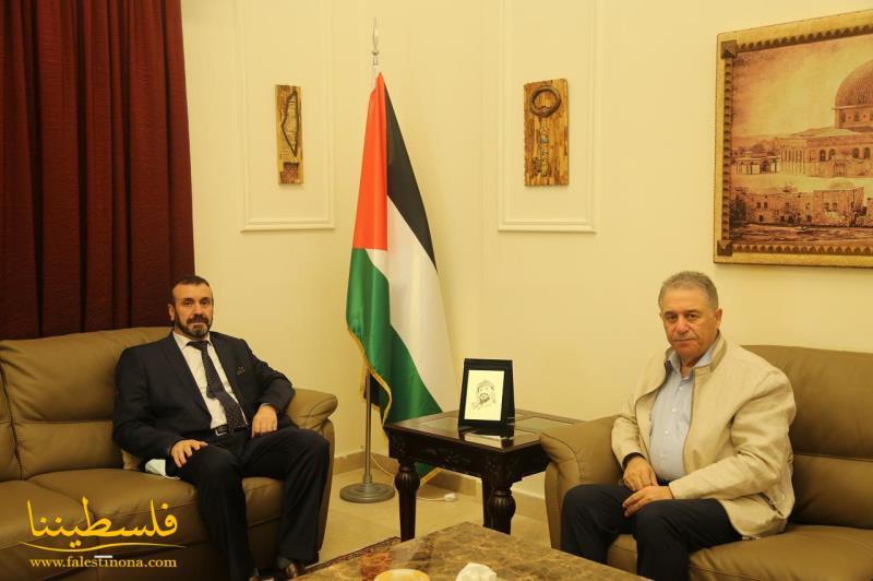 ‎دبور يستقبل السفير الجزائري في لبنان