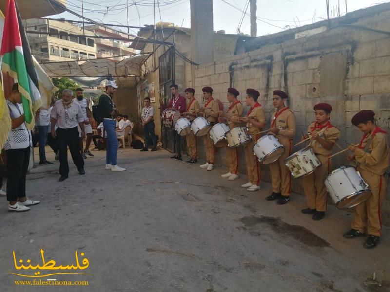 مجموعة الكرامة الكشفيَّة تقيم حفلاً دينيًا بمناسبة ذكرى المولد النَّبوي الشّريف في مخيّم نهر البارد