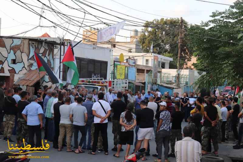 وقفةٌ في مخيّم الرشيدية إسنادًا لأسرانا البواسل وللمسجد الأقصى المبارَك