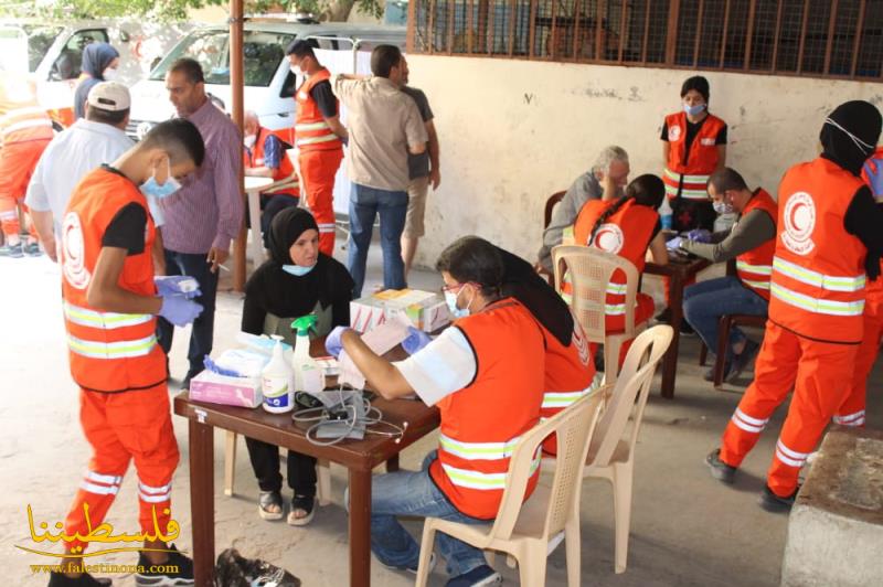 إقبال كبير خلال الجولة الثالثة من الحملة الطبية المجانية لمستشفى الشّهيد محمود الهمشري في عين الحلوة