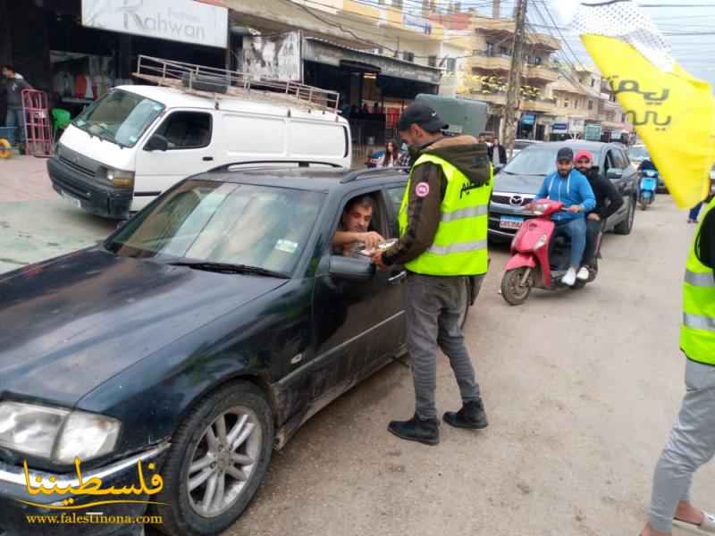 حراك الياسر الفلسطيني يقيم حواجز محبّة في مخيّم نهر البارد ابتهاجًا بتحرير الأسير البطل محمد ربيع خليفة