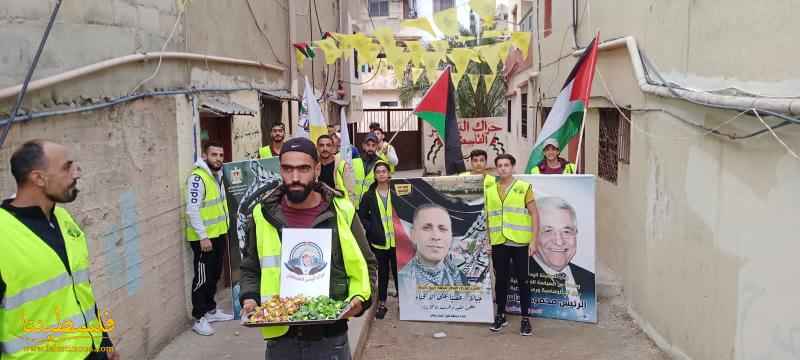 حراك الياسر الفلسطيني يقيم حواجز محبّة في مخيّم نهر البارد ابتهاجًا بتحرير الأسير البطل محمد ربيع خليفة