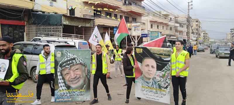 حراك الياسر الفلسطيني يقيم حواجز محبّة في مخيّم نهر البارد ابتهاجًا بتحرير الأسير البطل محمد ربيع خليفة