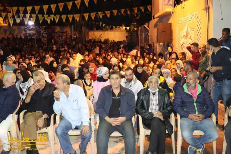 مهرجان فني لسفيرة المخيّمات الفلسطينية فرقة سراج العودة في مخيّم البرج الشمالي