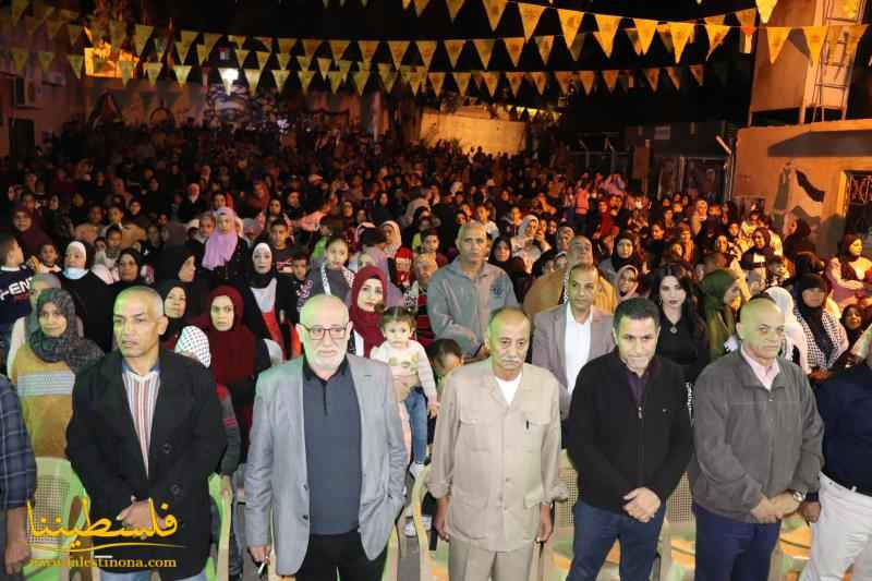 مهرجان فني لسفيرة المخيّمات الفلسطينية فرقة سراج العودة في مخيّم البرج الشمالي