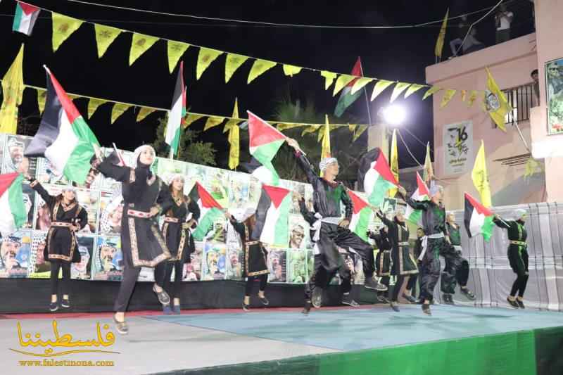 مهرجان فني لسفيرة المخيّمات الفلسطينية فرقة سراج العودة في مخيّم البرج الشمالي