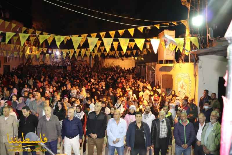 مهرجان فني لسفيرة المخيّمات الفلسطينية فرقة سراج العودة في مخيّم البرج الشمالي