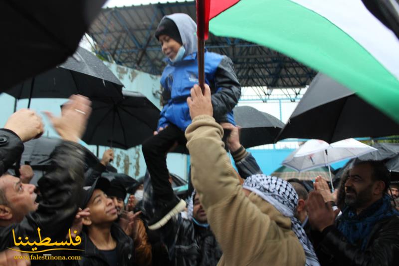 (تحت المقال - 7) - اعتصامٌ جماهيريٌّ للنازحين الفلسطينيين في بيروت ضد تقليصات الأونروا