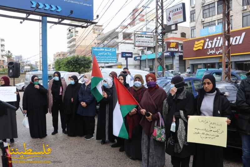 (تحت المقال - 5) - اعتصامٌ حاشدٌ في جل البحر احتجاجًا على تقليص الأونروا لخدماتها تجاه أبناء شعبنا الفلسطيني