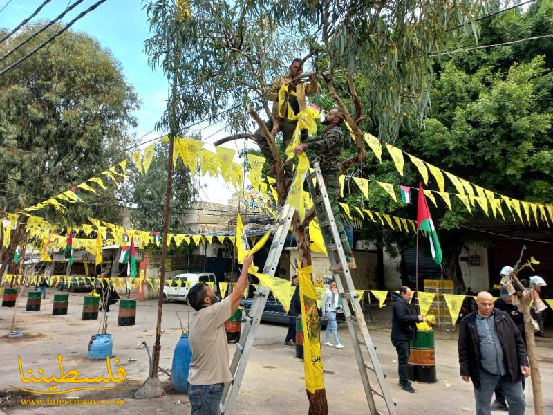 "فتح" - شعبة عين الحلوة تتحضر لإحياء ذكرى انطلاقتها السابعة والخمسون