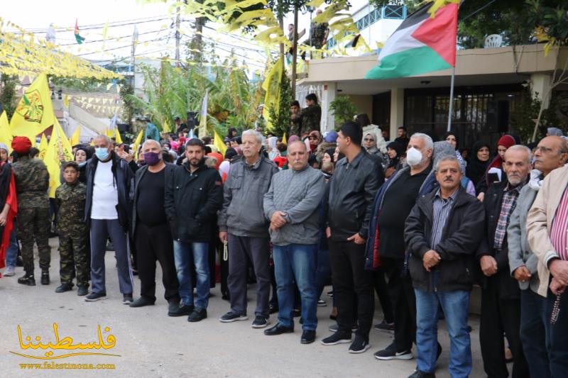 حركة "فتح"- شعبة البص توقد شعلة انطلاقتها السَّابعة  الخمسون في احتفالٍ واستعراضٍ حاشدٍ