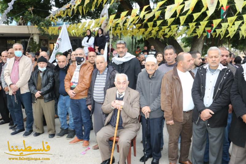 حركة "فتح"- شعبة البص توقد شعلة انطلاقتها السَّابعة  الخمسون في احتفالٍ واستعراضٍ حاشدٍ