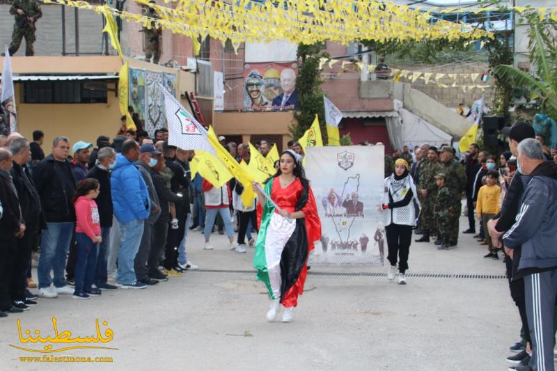 حركة "فتح"- شعبة البص توقد شعلة انطلاقتها السَّابعة  الخمسون في احتفالٍ واستعراضٍ حاشدٍ