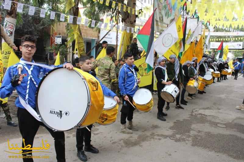 "فتح" في منطقة صيدا تُحيي ذكرى انطلاقتها الـ٥٧ في عين الحلوة وسط حشود جماهيرية ضخمة