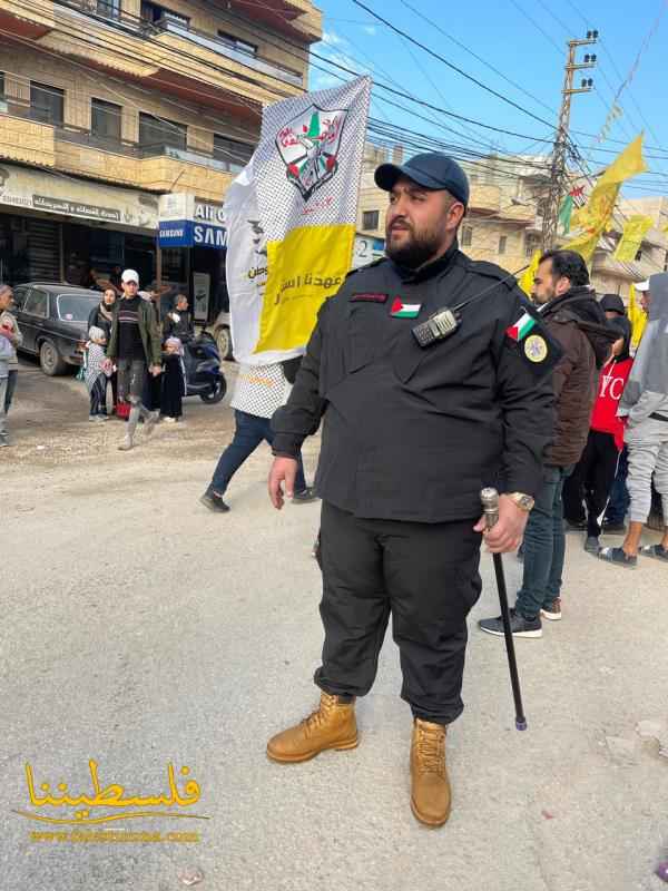 حراك الياسر في مخيّم نهر البارد يشارك في مسيرة الأوفياء دعمًا وتأييدًا للشرعية الوطنية وإحياءً للذكرى الـ٥٧ للانطلاقة