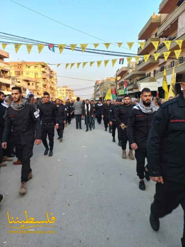 حراك الياسر في مخيّم نهر البارد يشارك في مسيرة الأوفياء دعمًا وتأييدًا للشرعية الوطنية وإحياءً للذكرى الـ٥٧ للانطلاقة