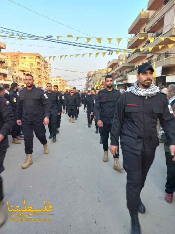 حراك الياسر في مخيّم نهر البارد يشارك في مسيرة الأوفياء دعمًا وتأييدًا للشرعية الوطنية وإحياءً للذكرى الـ٥٧ للانطلاقة