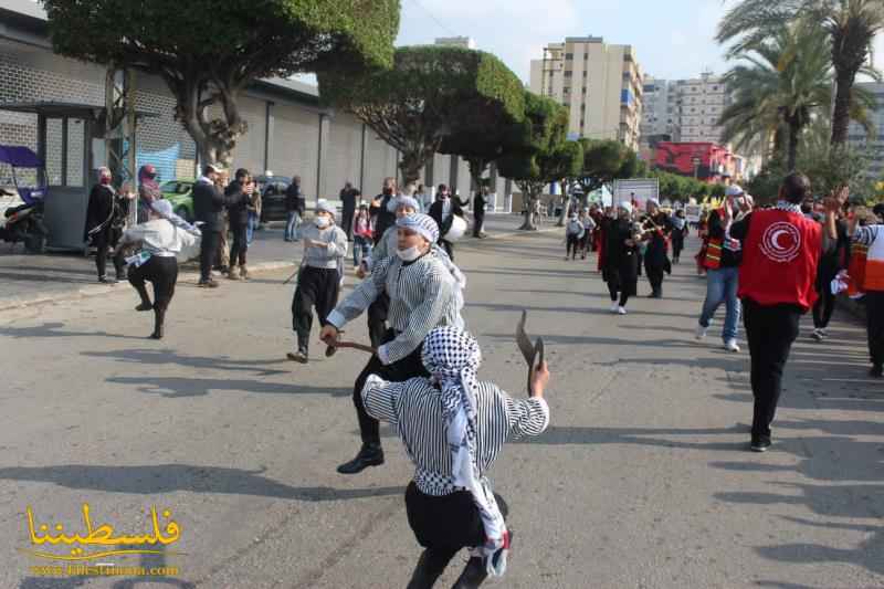 حركة "فتح" - منطقة صيدا تنظّم مسيرةً حاشدةً وضخمةً بمناسبة الذكرى السنوية السابعة والخمسين لانطلاقتها