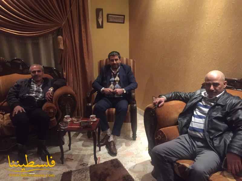 أمين سر حركة "فتح" - شُعبة برالياس يجول على الكوادر الحركية