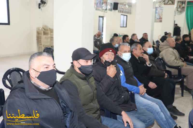 حركة "فتح" في صور تُشيِّع القيادية "عليا زمزم" في مخيّم الرشيدية