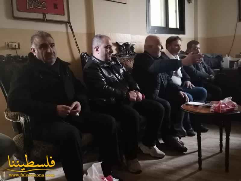حركة "فتح" تستقبل لجنة شباب حي سعسع في مخيّم نهر البارد