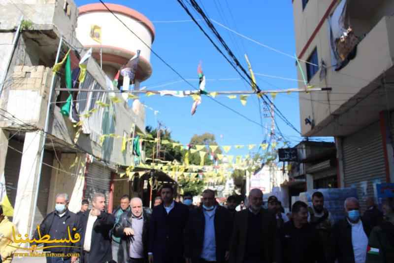 لجنة الحوار اللبناني الفلسطيني تجول في مخيّم عين الحلوة بمؤازرة الأمن الوطني الفلسطيني والقوة المشتركة