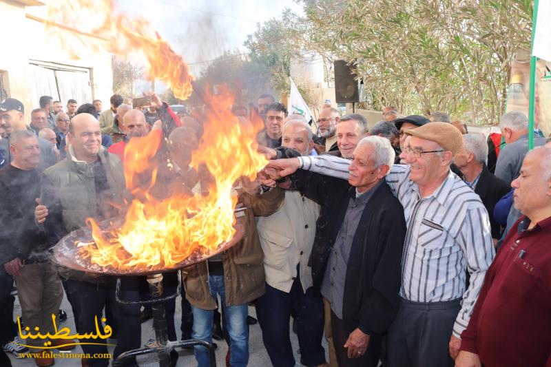 (تحت المقال - 9) - حركة "فتح" تُشارك جبهة التحرير العربيَّة ايقاد شعلة انطلاقتها ال "53" في مخيَّم الرشيديَّة