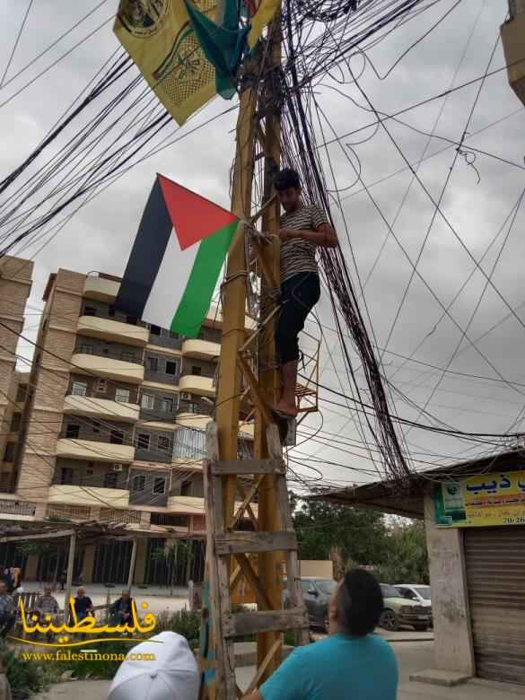 مخيّمات الشمال تتزيّن بالعلَم الفلسطيني إحياءً للذكرى الـ٧٤ للنكبة