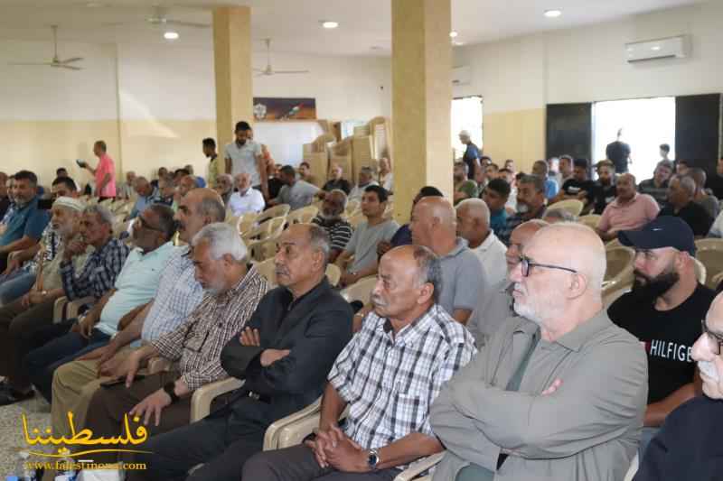 (تحت المقال - 1) - "فتح" وهيئة المتقاعدين تنظِّمان حفلَ تأبين للشهيد الرائد رشدي عمر "كاسترو" في مخيّم البرج الشمالي