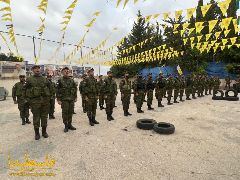 (تحت المقال - 2) - قيادة "فتح" وقوات "الأمن الوطني" في لبنان تخرِّج دورة شهداء مخيَّم الميَّة وميَّة العسكريَّة