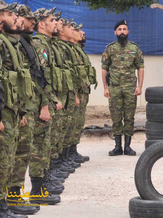 (تحت المقال - 43) - قيادة "فتح" وقوات "الأمن الوطني" في لبنان تخرِّج دورة شهداء مخيَّم الميَّة وميَّة العسكريَّة