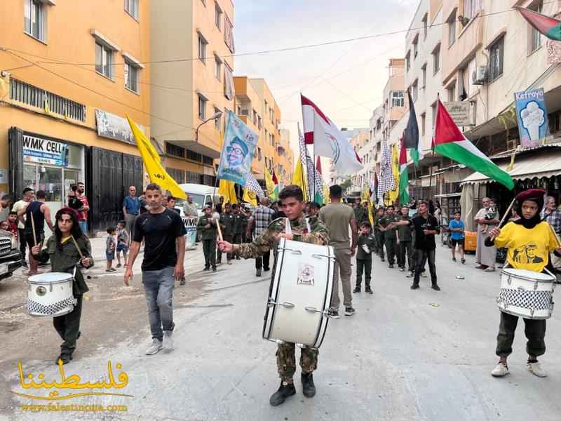 (تحت المقال - 11) - مسيرةٌ جماهيريةٌ حاشدةٌ تجوب شوارع نهر البارد دعمًا لرمز الشرعية الوطنية الرئيس محمود عبّاس