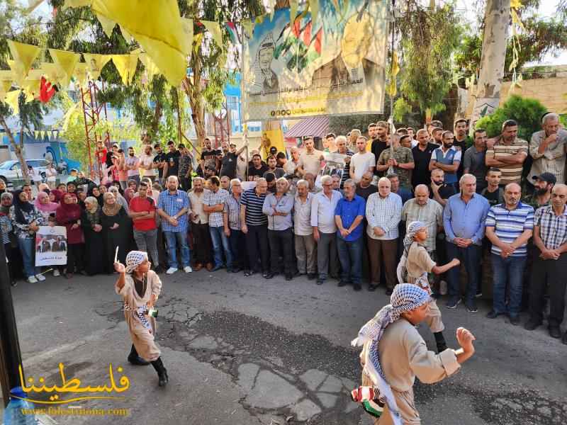 جماهير شعبنا في مخيم عين الحلوة تتابع خطاب السيد الرئيس في الأمم المتحدة