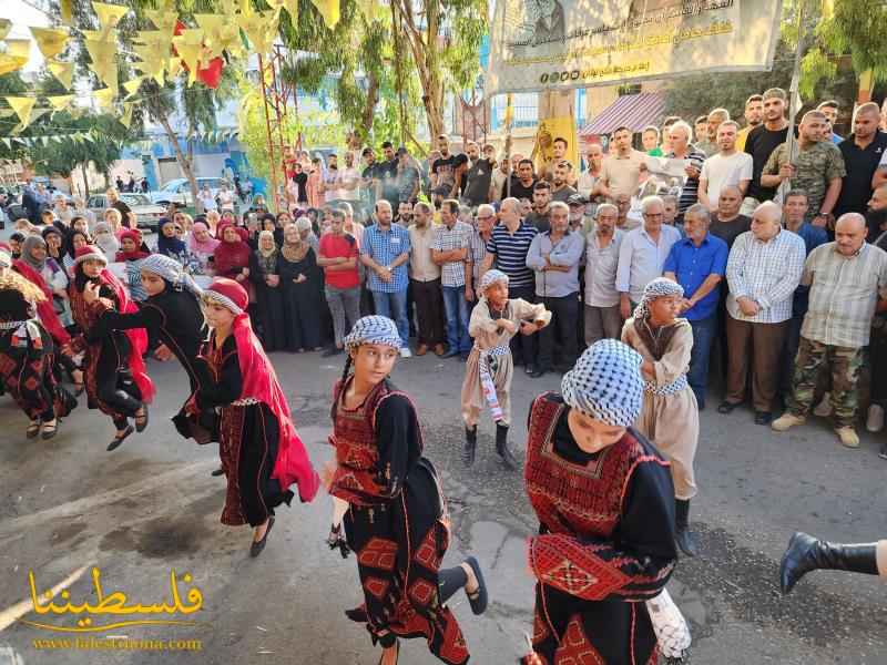 جماهير شعبنا في مخيم عين الحلوة تتابع خطاب السيد الرئيس في الأمم المتحدة