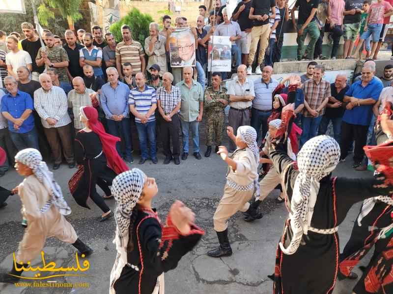 جماهير شعبنا في مخيم عين الحلوة تتابع خطاب السيد الرئيس في الأمم المتحدة