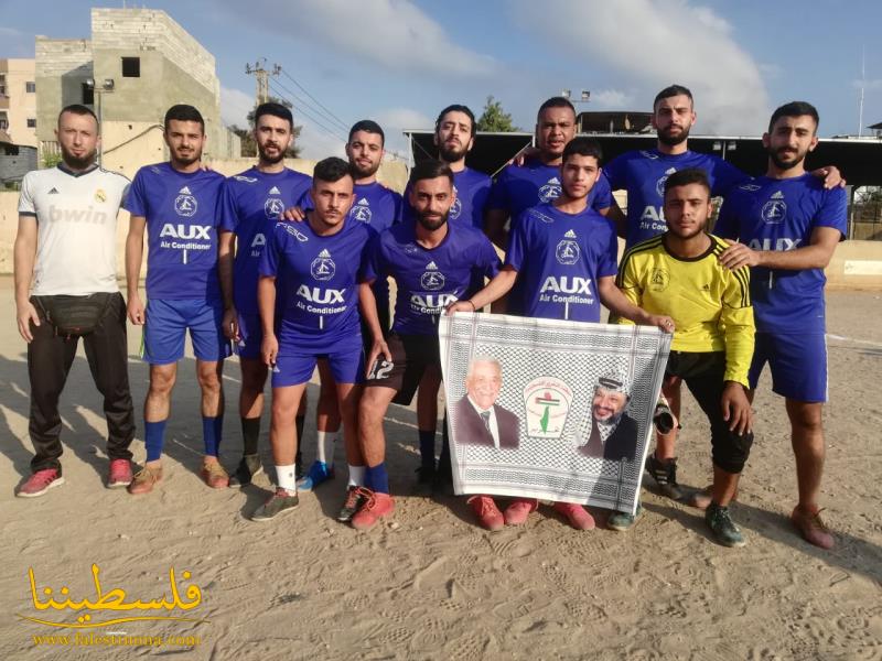 (تحت المقال - 11) - النهضة يفوز على حطين في المباراة الافتتاحية لكأس الرئيس الرمز ياسر عرفات