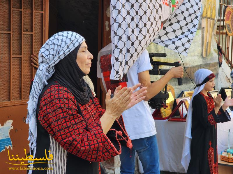 المكتب الحركي الفني في منطقة صيدا يحيي يوم التراث الفلسطيني بمهرجانٍ تراثيٍّ في عين الحلوة