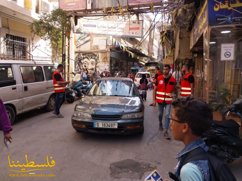 وحدة الإسعاف والطوارئ تبدأ حملتها التوعوية لعدوى الكوليرا في المخيمات والتجمعات الفلسطينية