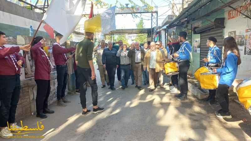 "فتح" في منطقة صيدا تستقبل الوفد الكشفي الفلسطيني القادم من أرض الوطن