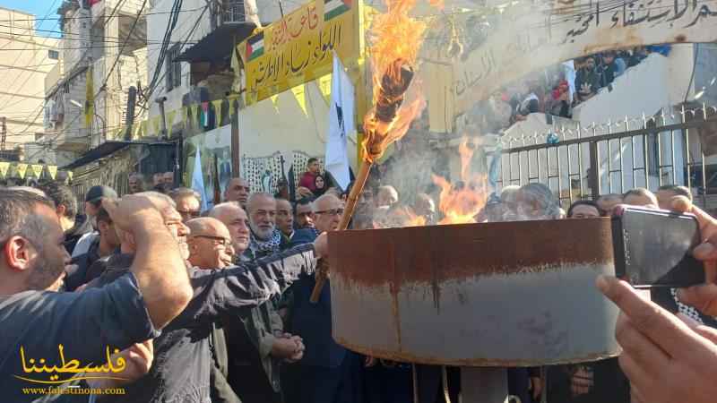 الانتفاضة الفلسطينية تُحيي ذكرى انطلاقتها الخامسة في عين الحلوة