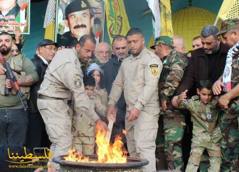 "فتح" تُحيي ذكرى انطلاقتها وتُوقد شعلتَها الـ٥٨ بمعسكر الشهيد ياسر عرفات في مخيّم الرشيدية