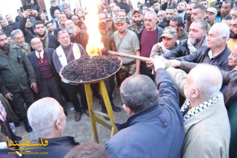 قيادة "فتح" - منطقة صيدا تُضيء شعلة انطلاقة ثورتنا المعاصرة الـ٥٨ في مخيّم الميّة وميّة